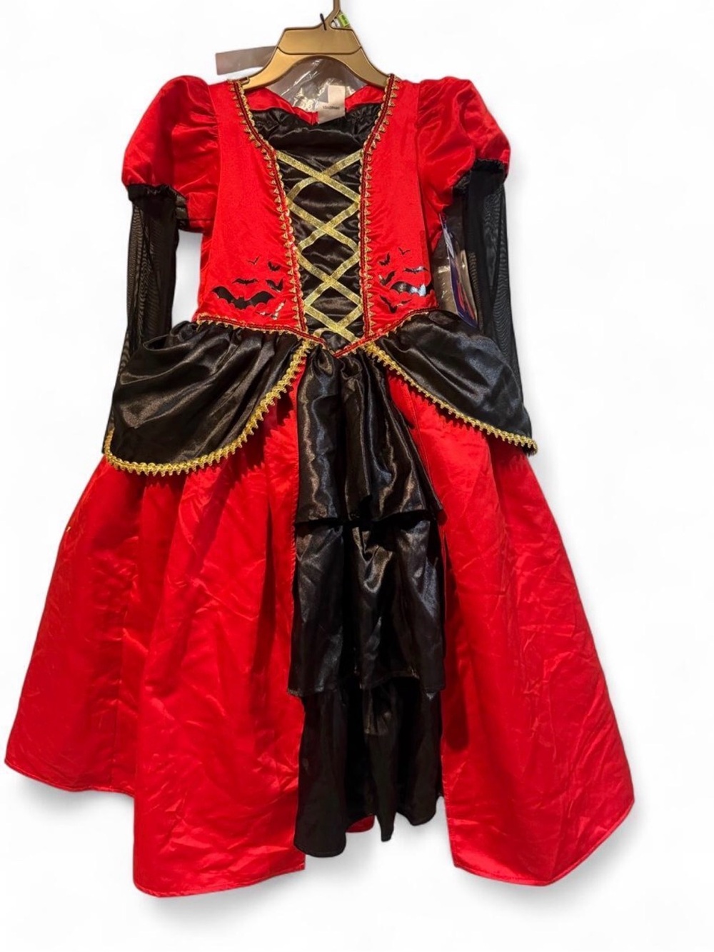 Disguise Red and Black Gothic Vampire Dress size M